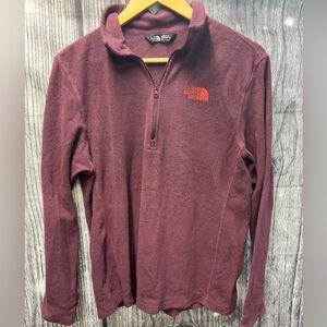 The North Face Purple Fleece Pullover Quarter Zip S/p